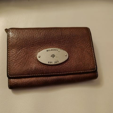 Mulberry French purse i oak