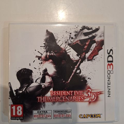 3DS spill. Resident evil - The Mercenaries 3d, Super streetfighter IV 3D