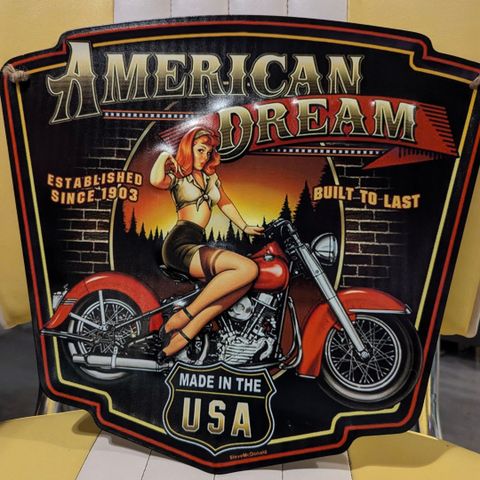 American dream skilt