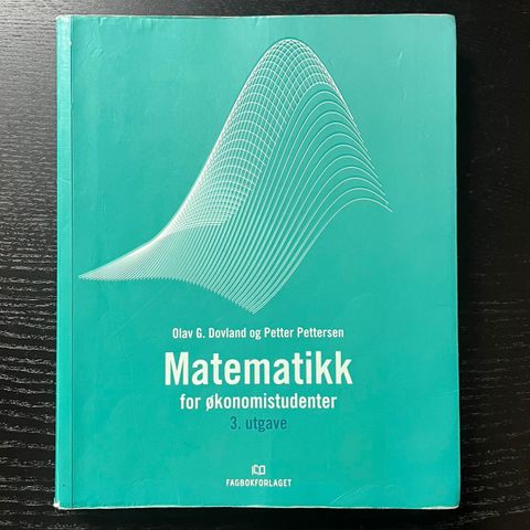 Matematikk for økonomistudenter