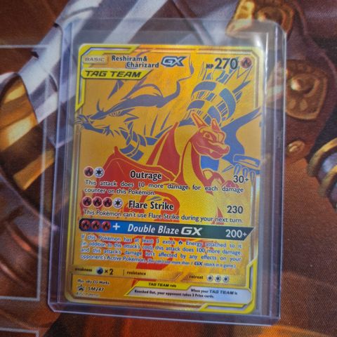 Reshiram & Charizard GX Promo