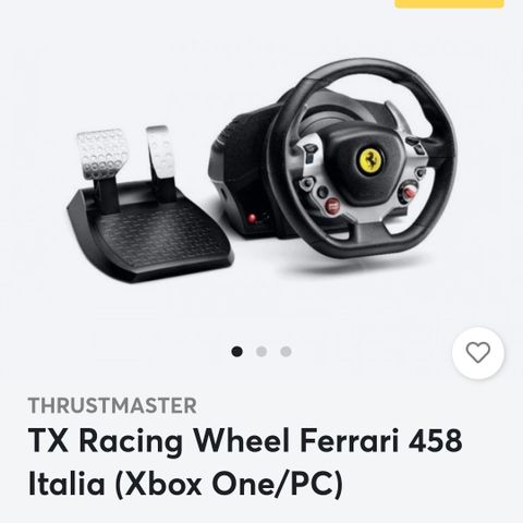 TX Racing Wheel Ferrari 458 Italia