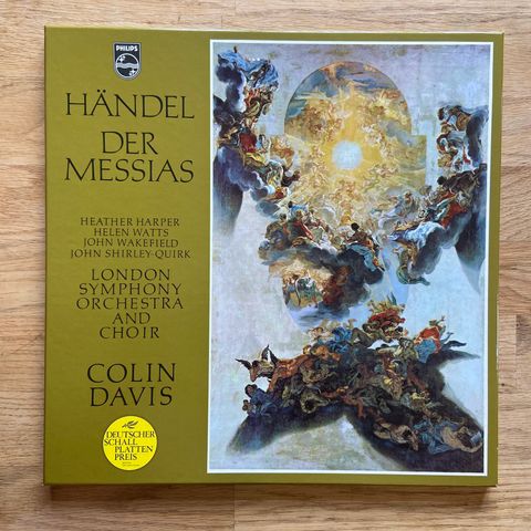 Händel - Der Messias 3xLP boks