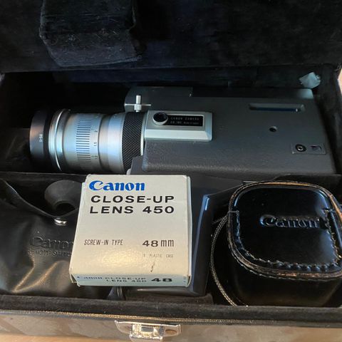 Canon Super-8 Zoom 518-2 komplett i koffert