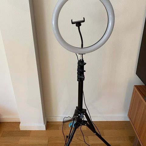 LED ring light tripod