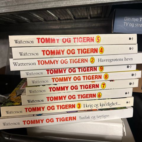 Tommy og tigern- bok 1-9