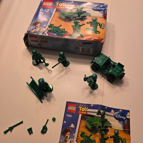 Lego 7595 toy story army men on patrol