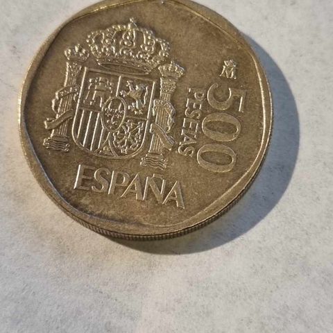 500 pesetas 1987 Spania