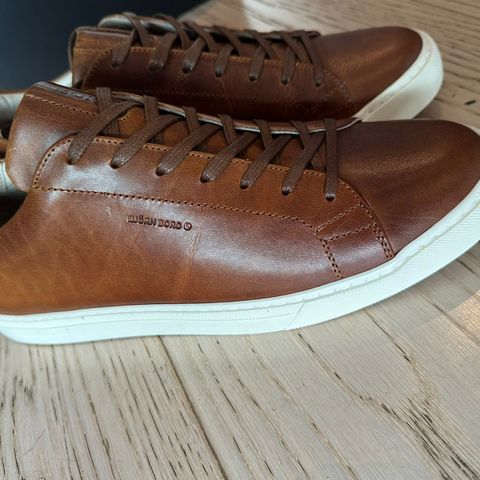 Bjørn Borg skinn sneakers , brun - str.44