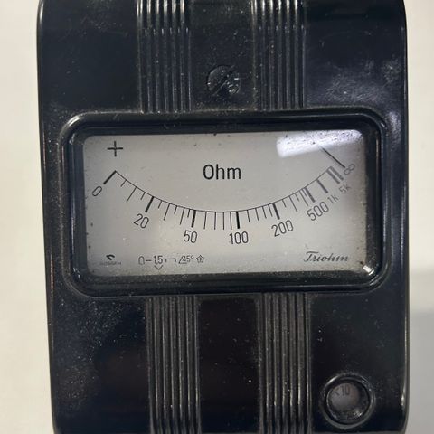 Ohm meter-gammelt