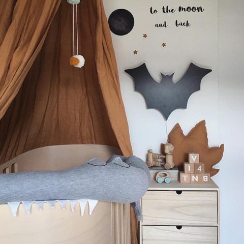 Batman lampe og plakat til barnerommet