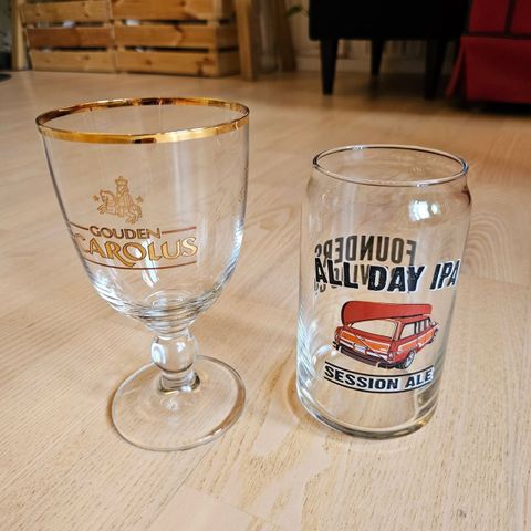 For free: Beer glasses (Gouden Carolus)