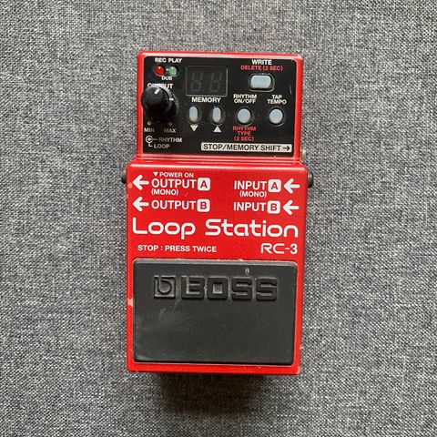 Boss loop station rc3, effektpedal