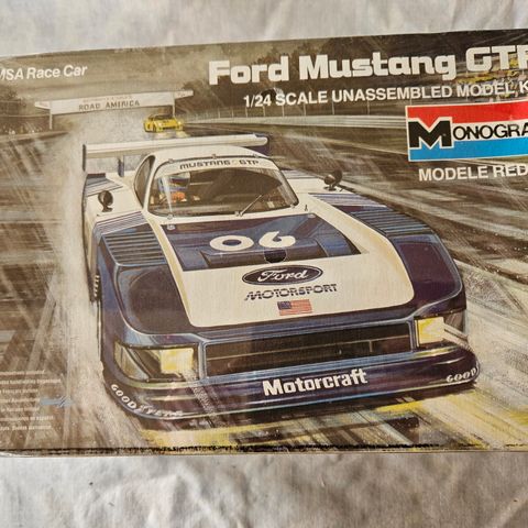 #80. GTP IMSA Mustang Race Car plastbyggesett