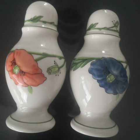 Villeroy & Boch Amapola salt og pepper bøsser.