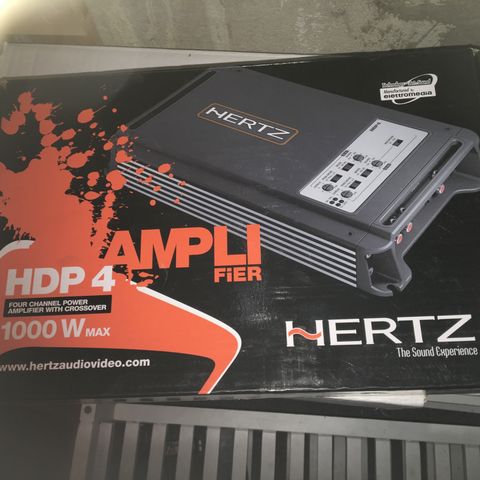 HDP4 Hertz 4-Channel 1000W Max D-Class Amplifier