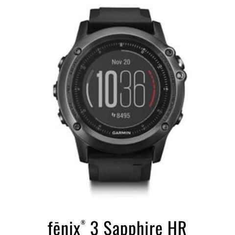 Garmin Fenix 3 sapphire HR