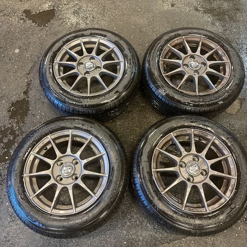 MSW mørke felger, og Champiro VP1 175/65R14".