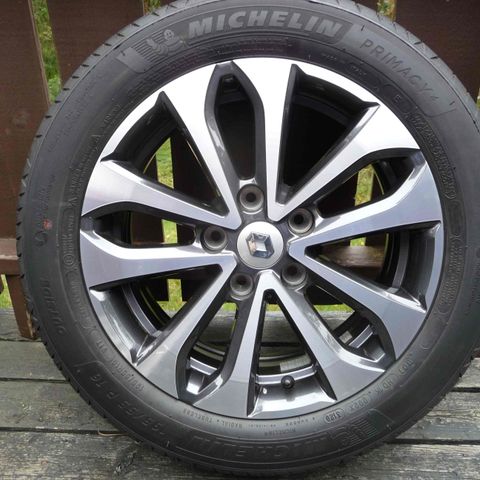 5 sommerhjul 195/55R16 m. alufelger 6,5J16 5x114,3 ET44