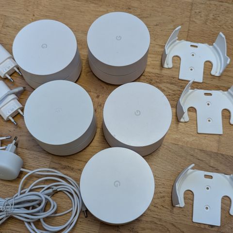 Google WiFi Mesh system 5 stk