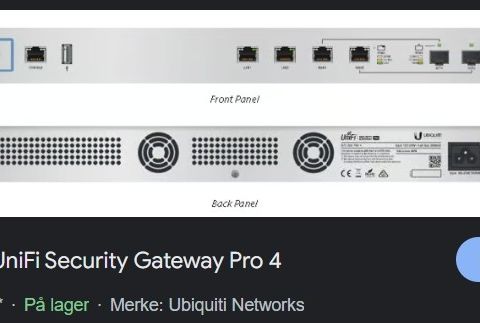 Unifi USG Pro 4 Selges billig!