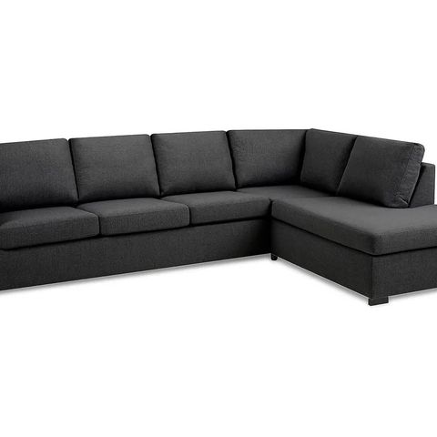 Mørkegrå 3-seters Sofa