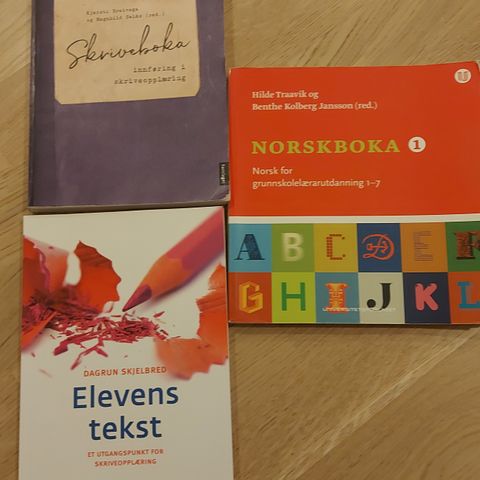 Faglitteratur, norsk, lærer grunnskole