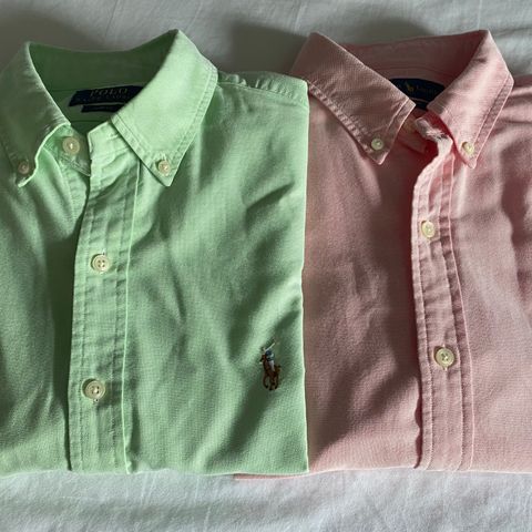 Polo Ralph Lauren skjorter kr 350 per stk.