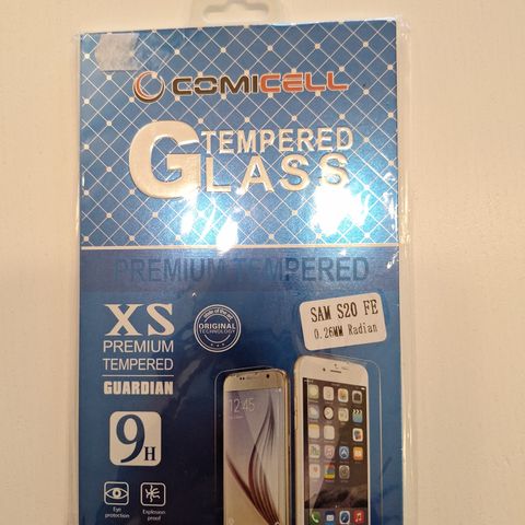 Beskyttelse glass til samsung s20fe