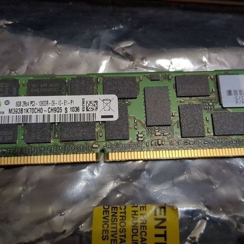 8GB ECC DDR3 1333MHz 2Rx4 PC3-10600R Samsung (6 stk)