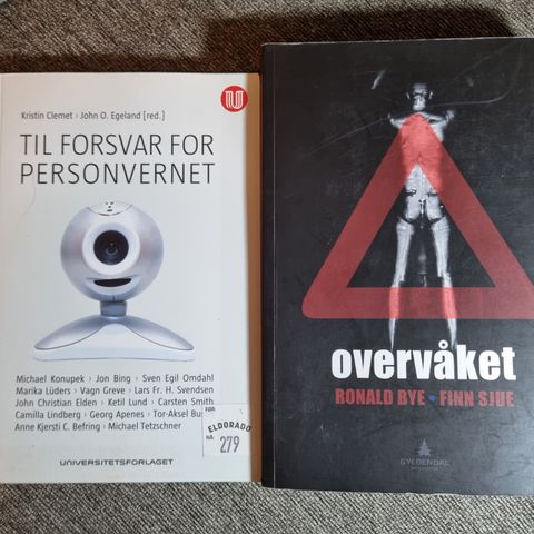 Bøker om personvern og overvåkning