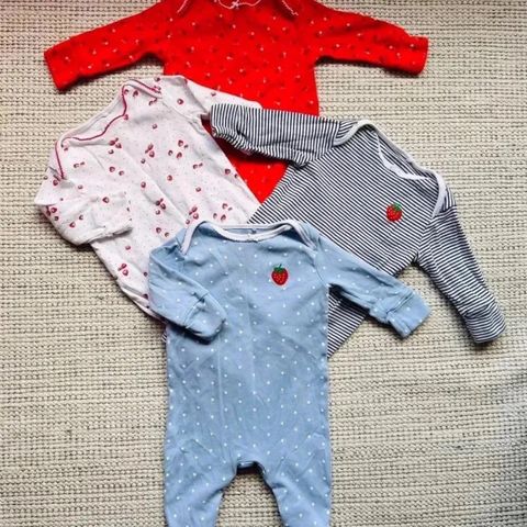 4 x Baby rompers by NEXT Str 68