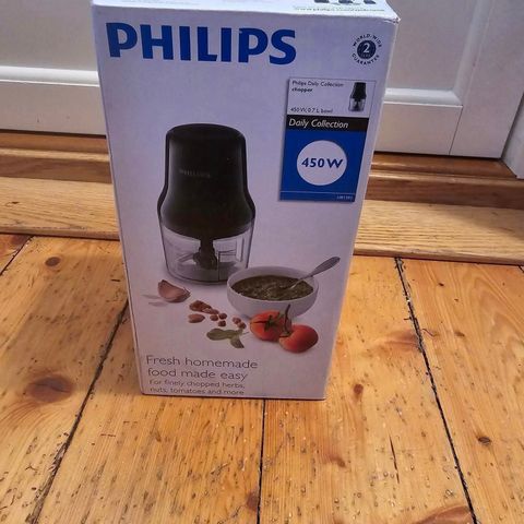 Ubrukt Philips minihakker, selges!