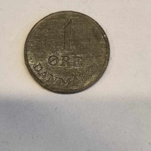 1 øre 1968 Danmark, zink