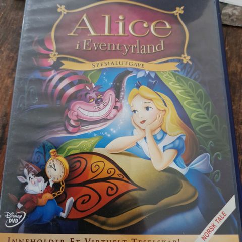 Kr 5 DVD ALICE I EVENTYRLAND