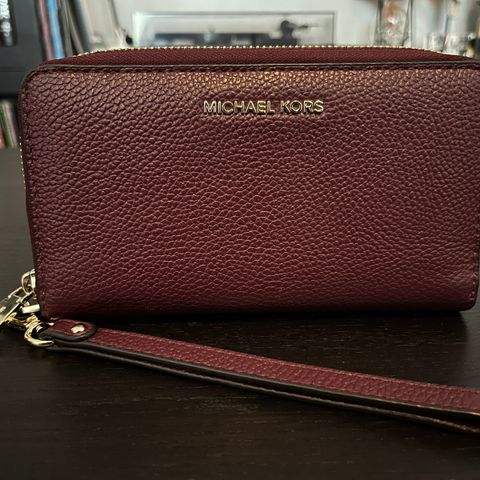 Michael Kors Jet Set Travel Wallet Lommebøk Bordeaux