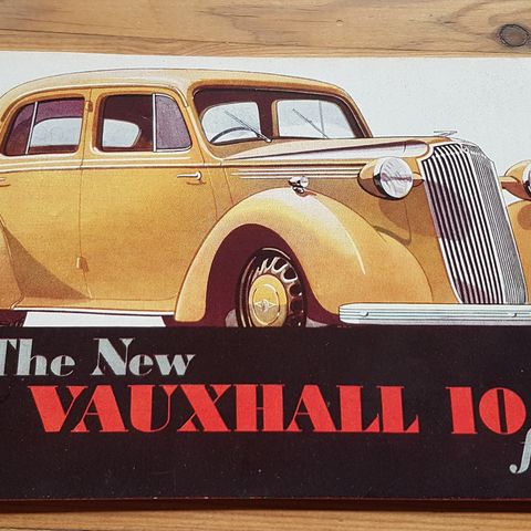 Vauxhall 10 brosjyre.