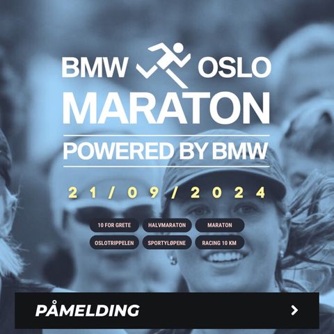 Oslo halvmaraton - startnummer