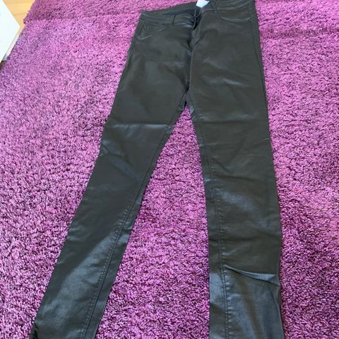 Jegging low waist faux leather 30-32