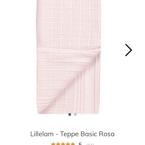 Lillelam pledd rosa