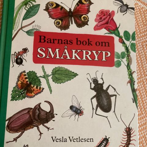 Barnas bok om småkryp.  Vesla Vetlesen