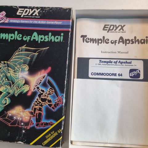 Temple of Apshai - Commodore 64 spill