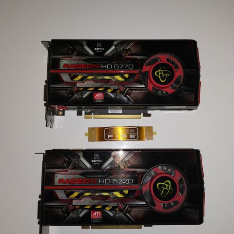 XFX Ati Radeon HD 5770 (2 stk.)