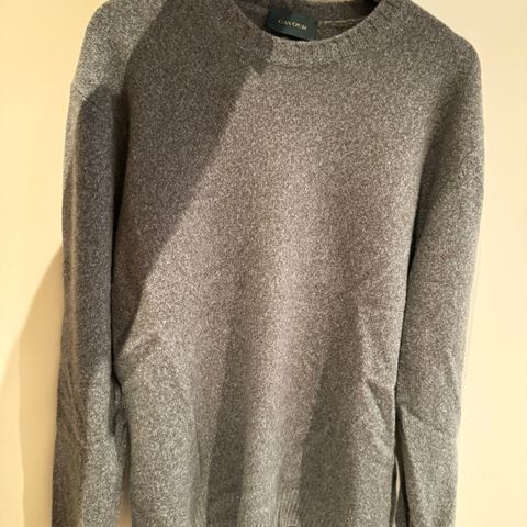 Cavour - Wool Cashmere Melange Crew Neck XXL