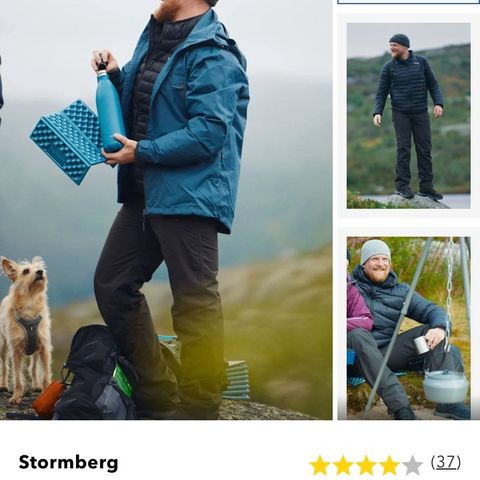 Stormberg skallbukse svart