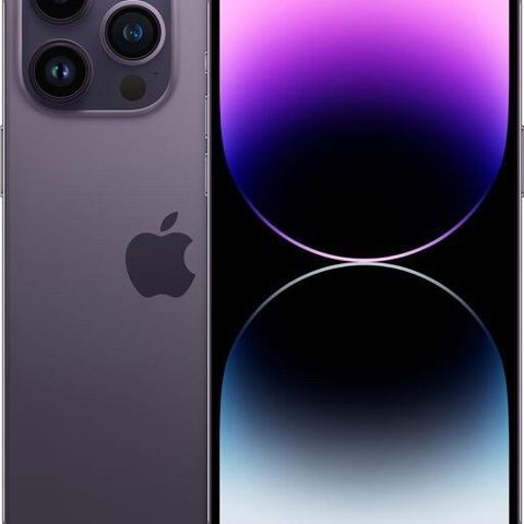 Iphone 14 Pro Max 256 GB - «strøken» Deep Purple