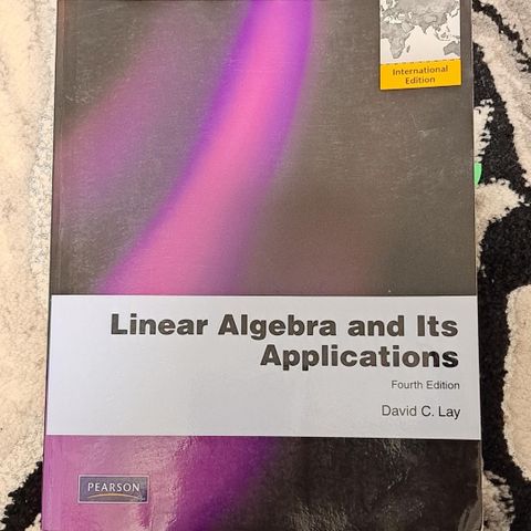 Linear algebra bok