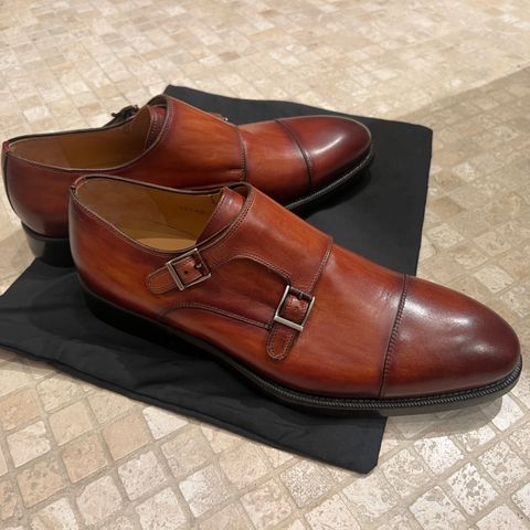 Helt nye MAGNANNI Double Monk Straps str. 41 - Førpris: 4000,-