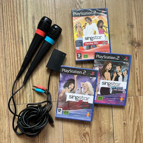 SingStar til PlayStation2  - nye i plast