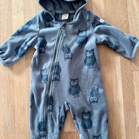 Lindex Fleecedress// Baby Fleece Suit (Str. 56)